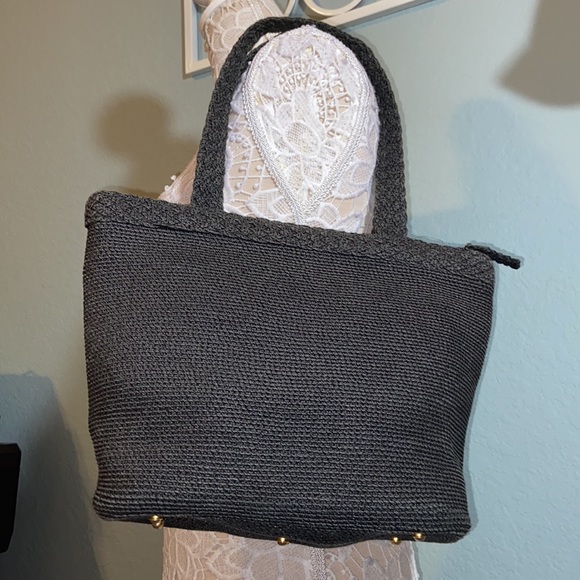 Eric Javits black woven shoulder bag - Picture 3 of 15